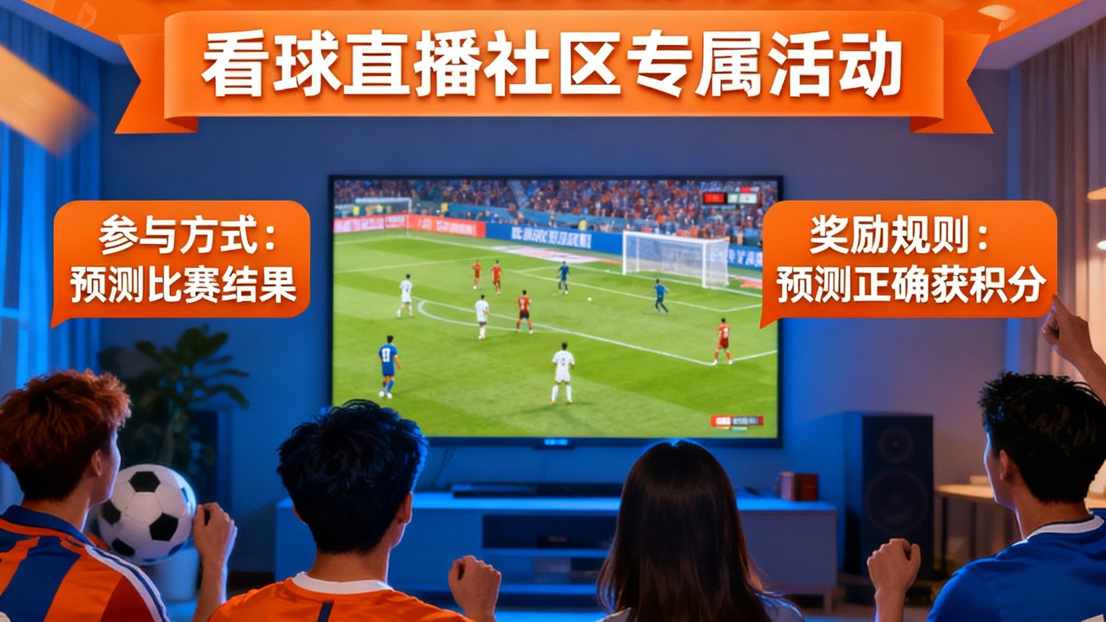 看球直播社区圈子推出每日竞猜活动，球迷参与预测赢积分